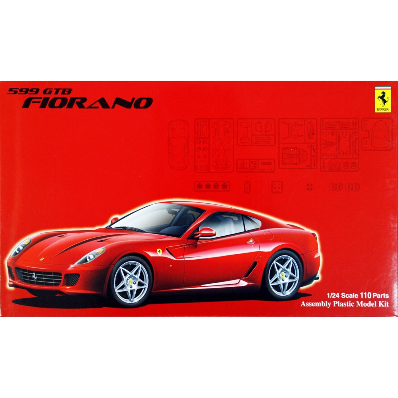 FUJIMI 1/24 Ferrari 599GTB with Etching Parts (FR-12)