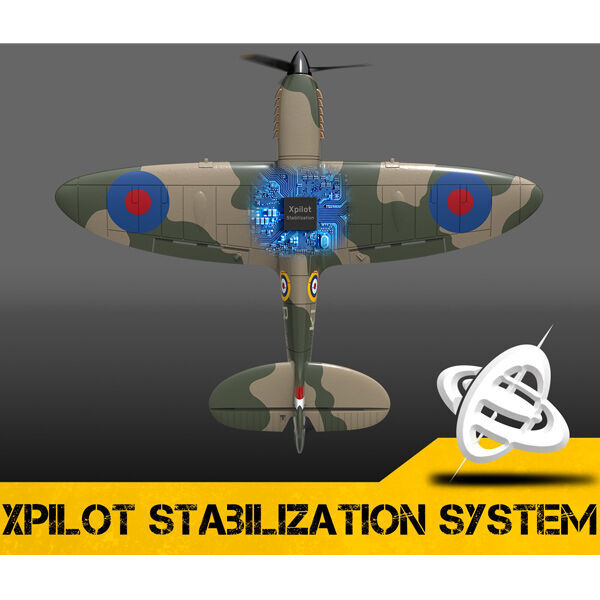 VOLANTEX 76112R-2B Spitfire 400mm RTF Gyro 2 Batteries