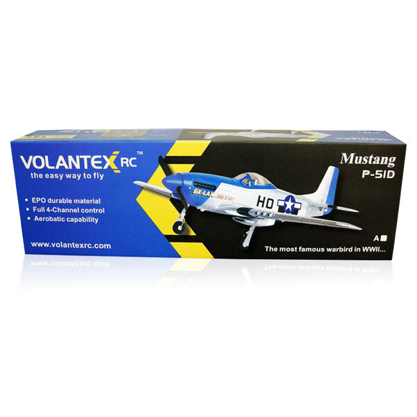 VOLANTEX P51D MUSTANG 750mm BLS RTF W/ Gyro