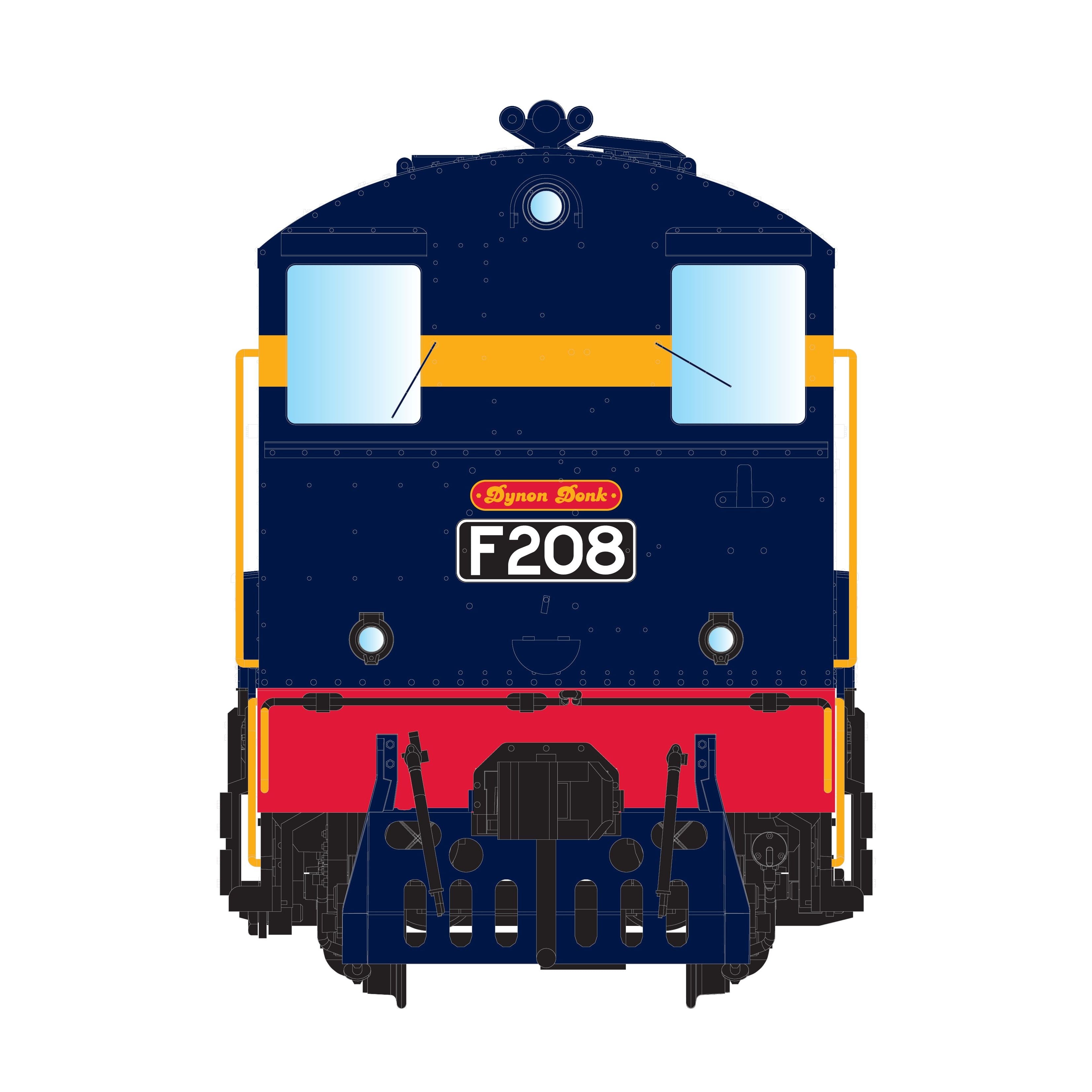 IDR HO F 208 VR Blue Dynon Donk - DC