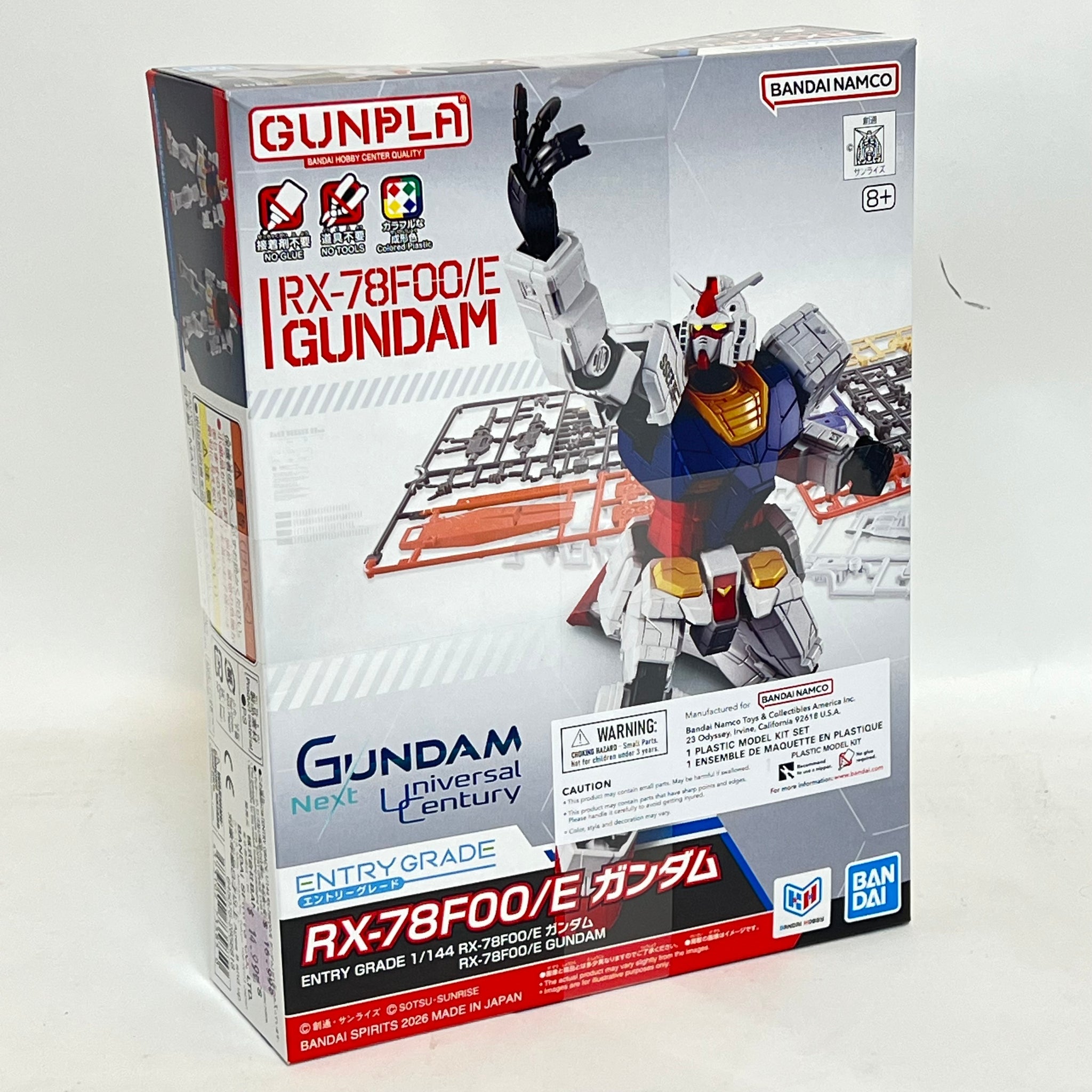 BANDAI 1/144 ENTRY GRADE RX-78F00/E GUNDAM