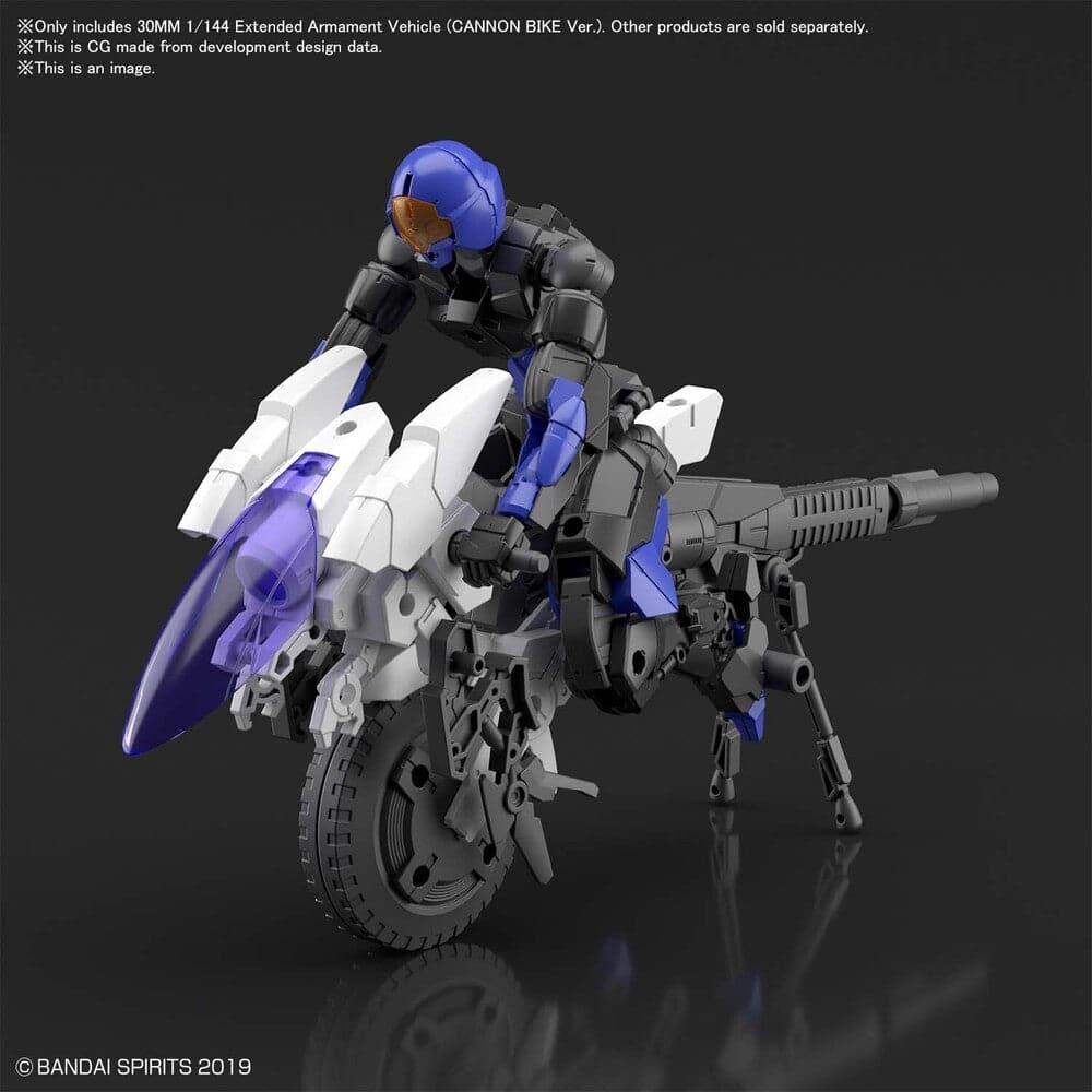 BANDAI 30MM 1/144 Extended Armament Vehicle (Cannon Bike Ve