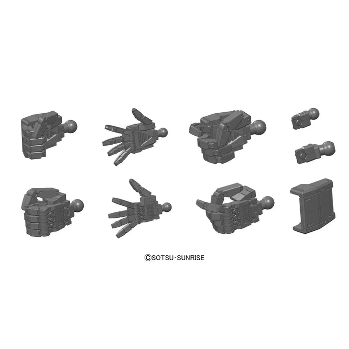 BANDAI Builders Parts HD 1/144 MS Hand 01 (E.F.S.F.) Dark Gray