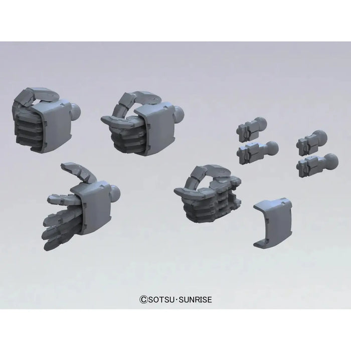 BANDAI Builders Parts HD 1/144 MS Hand 02 (ZEON) Dark Gray