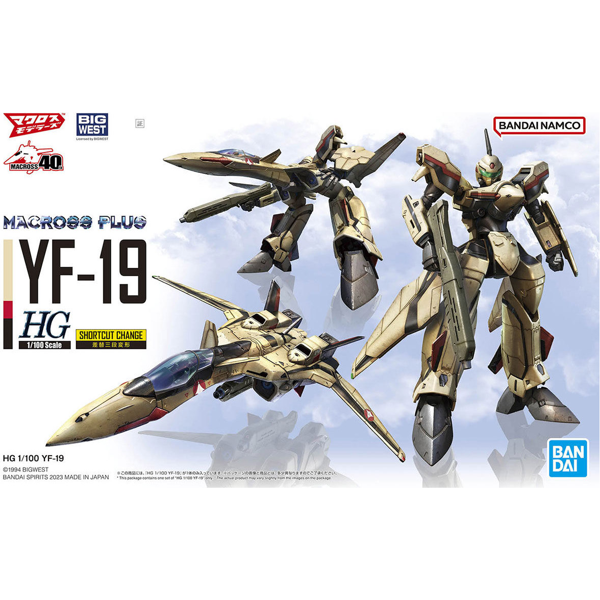 BANDAI 1/100 YF-19