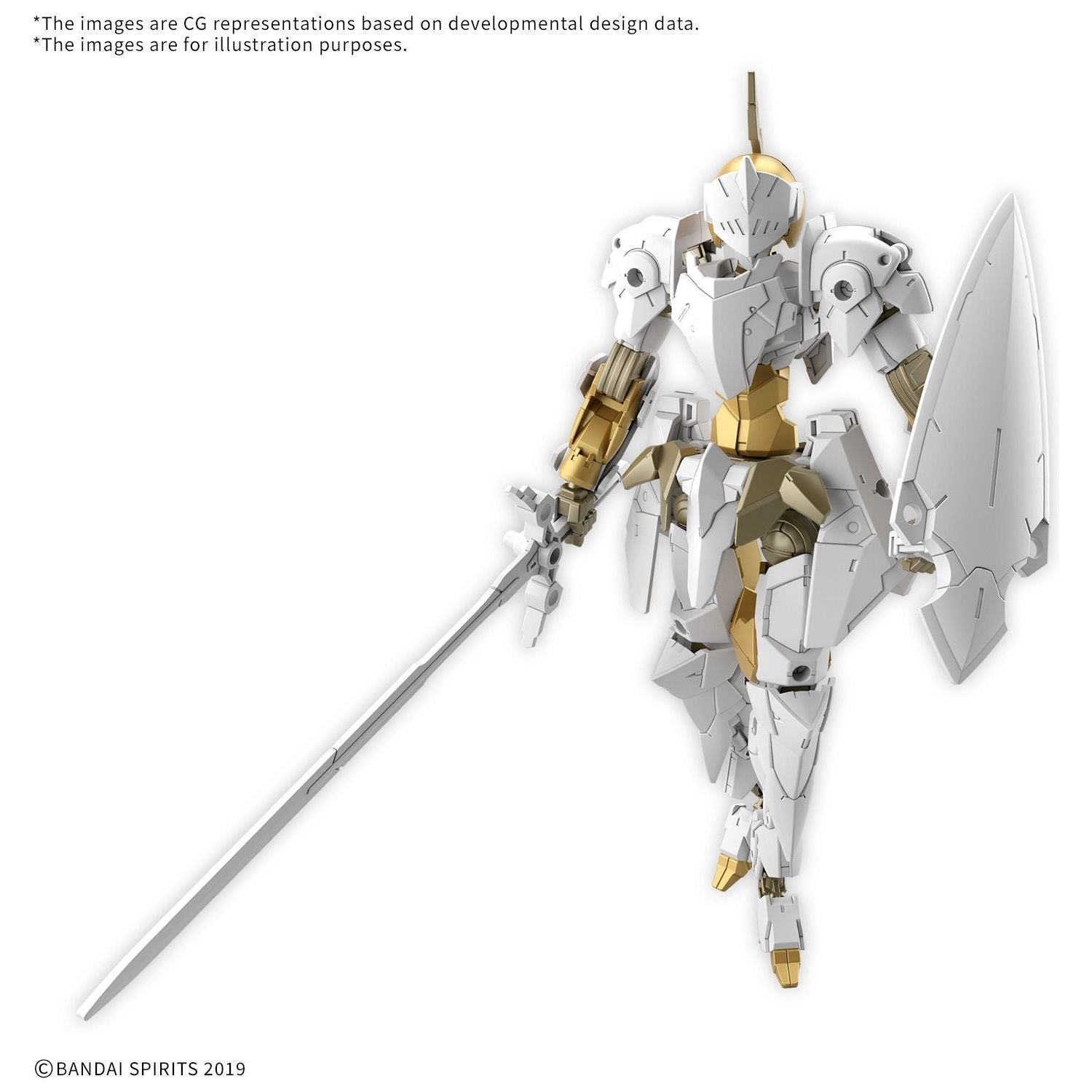 BANDAI 30MM 1/144 EXM-A9rk SPINATIO (ROYAL KNIGHT TYPE)