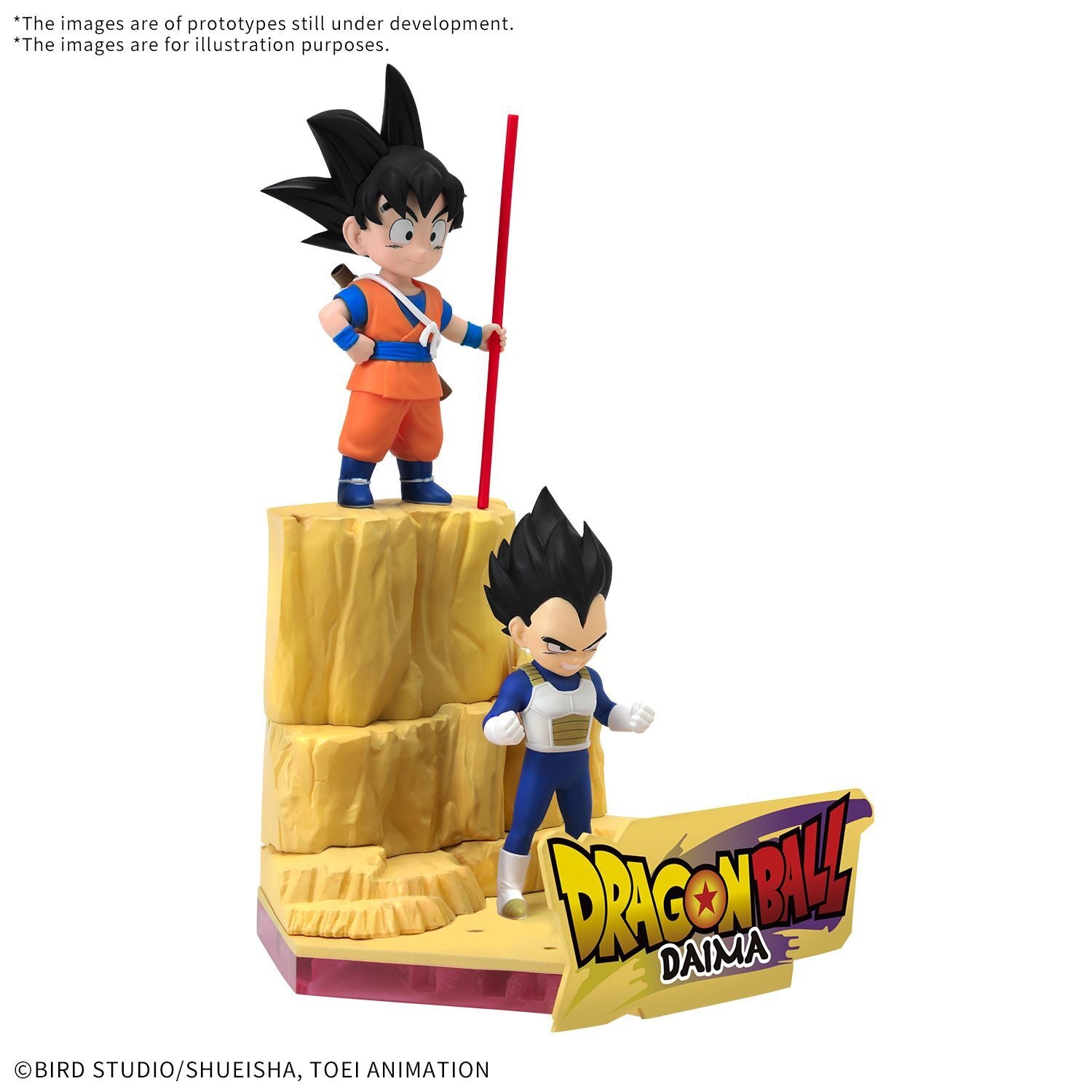 BANDAI Dragon Ball Daima Model Kit Son Goku (MINI) & Vegeta (MINI)