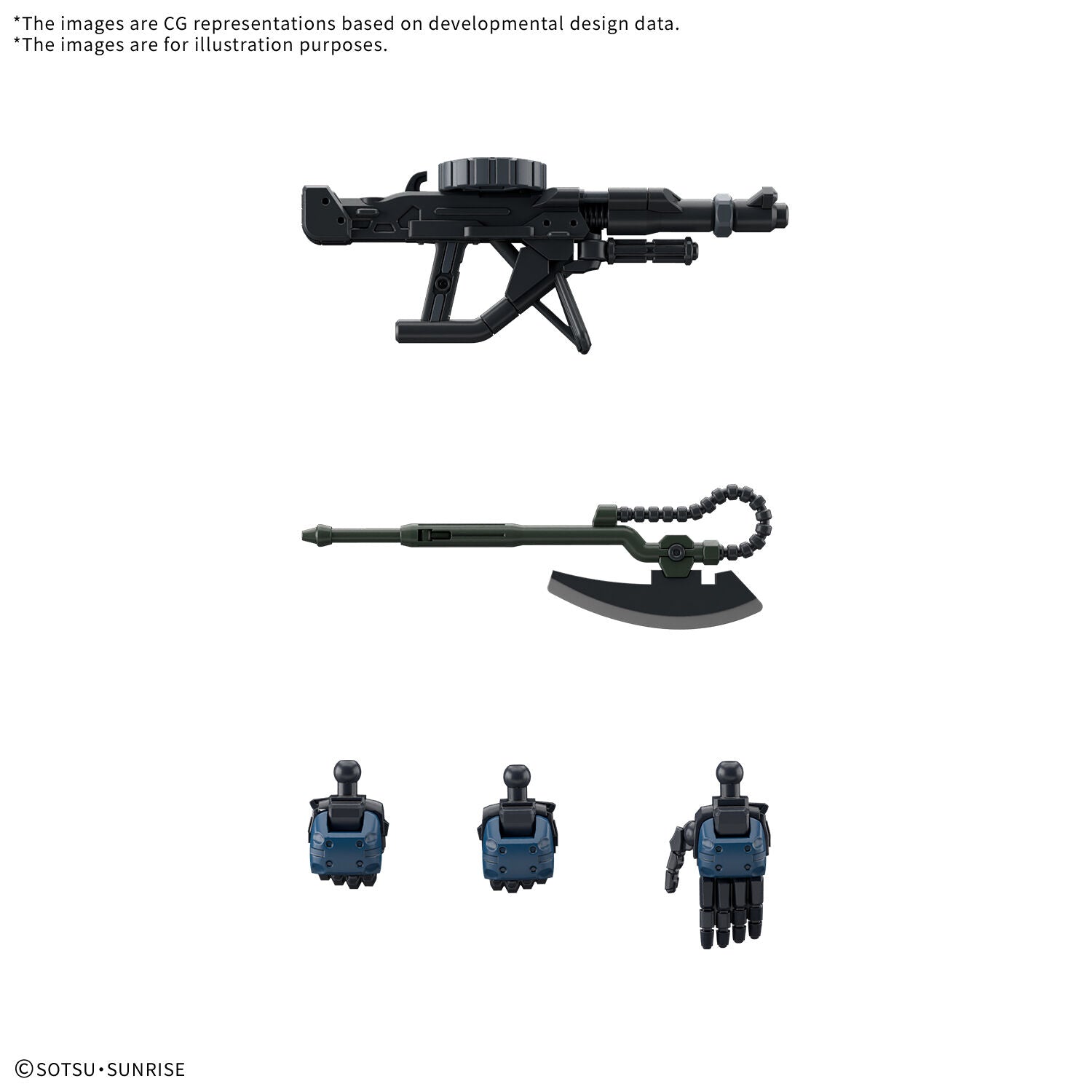 BANDAI HG 1/144 Police Zaku