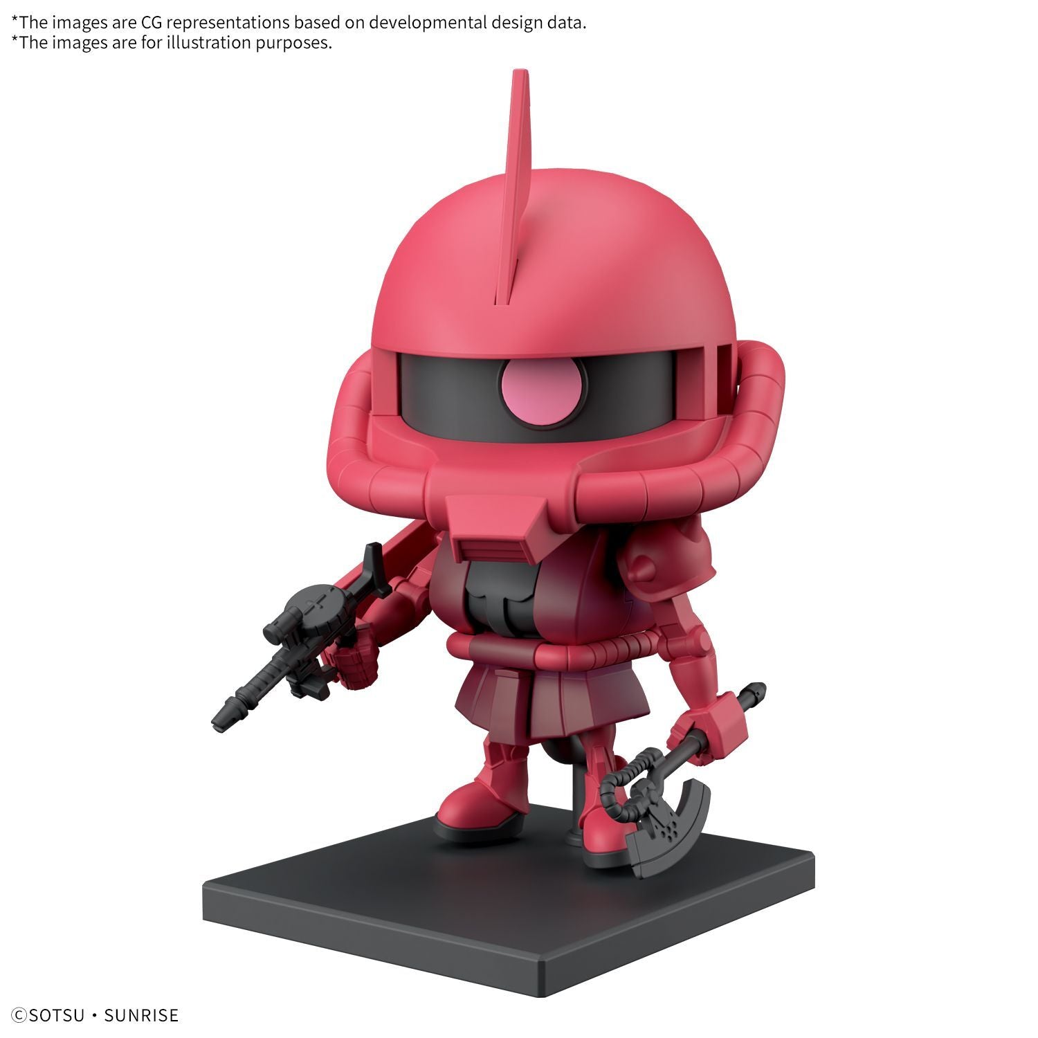 BANDAI 1/1 Charzaku-Kun DX Set (With Runner Ver. Recreation Parts)