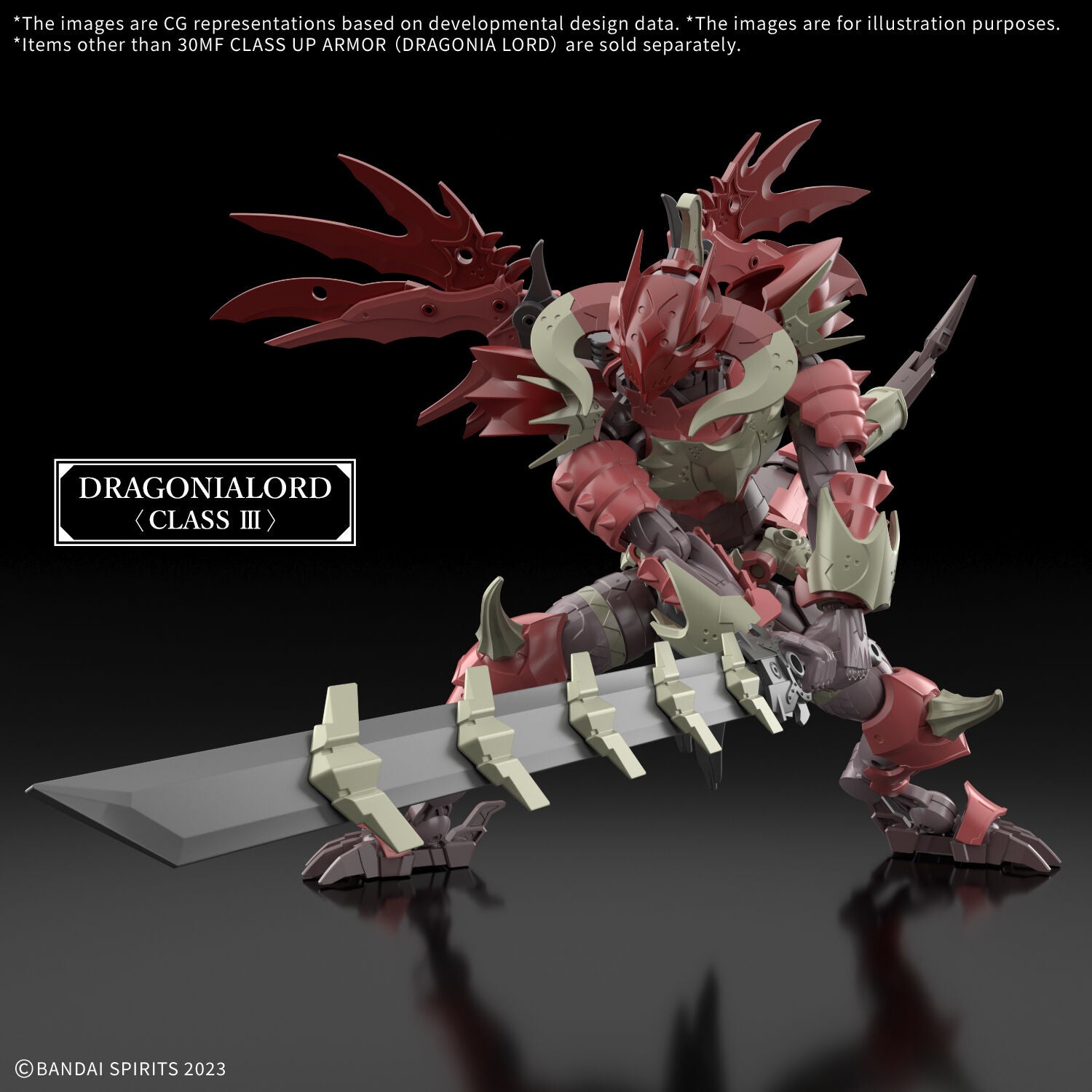 BANDAI 30MF CLASS UP ARMOR (DRAGONIA LORD)