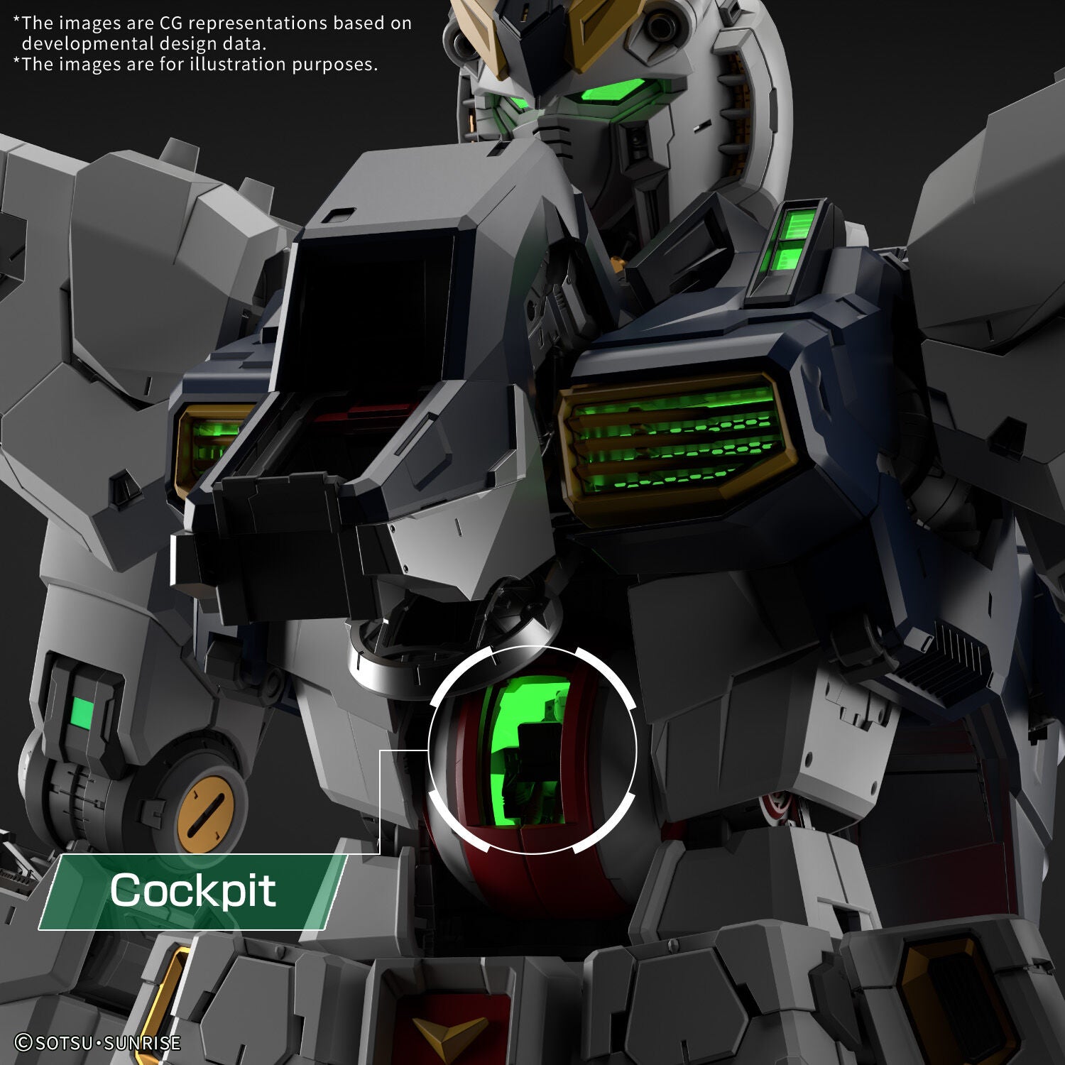BANDAI PG Unleashed 1/60 LED Unit For NU Gundam
