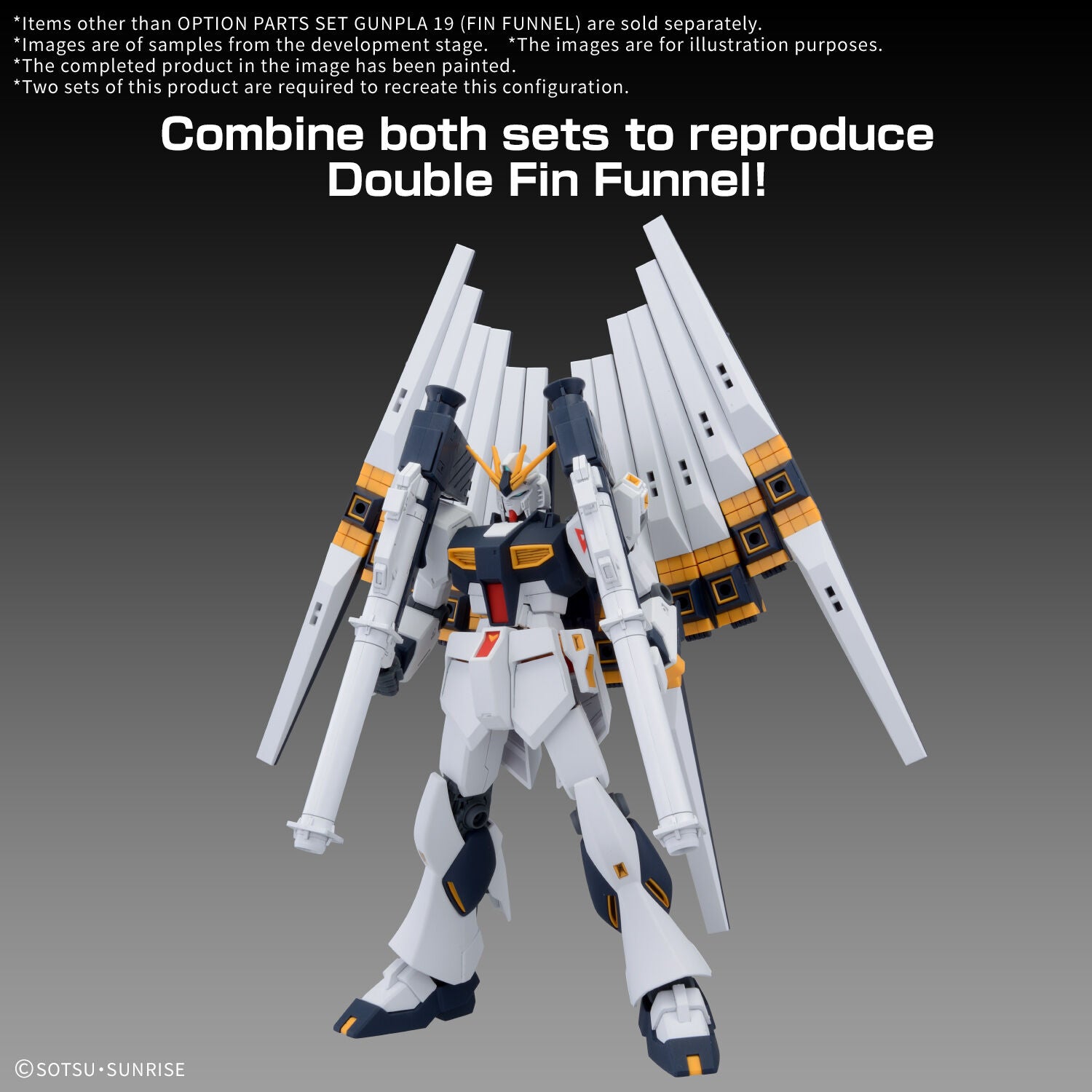 BANDAI OPTION PARTS SET GUNPLA 19 (FIN FUNNEL)