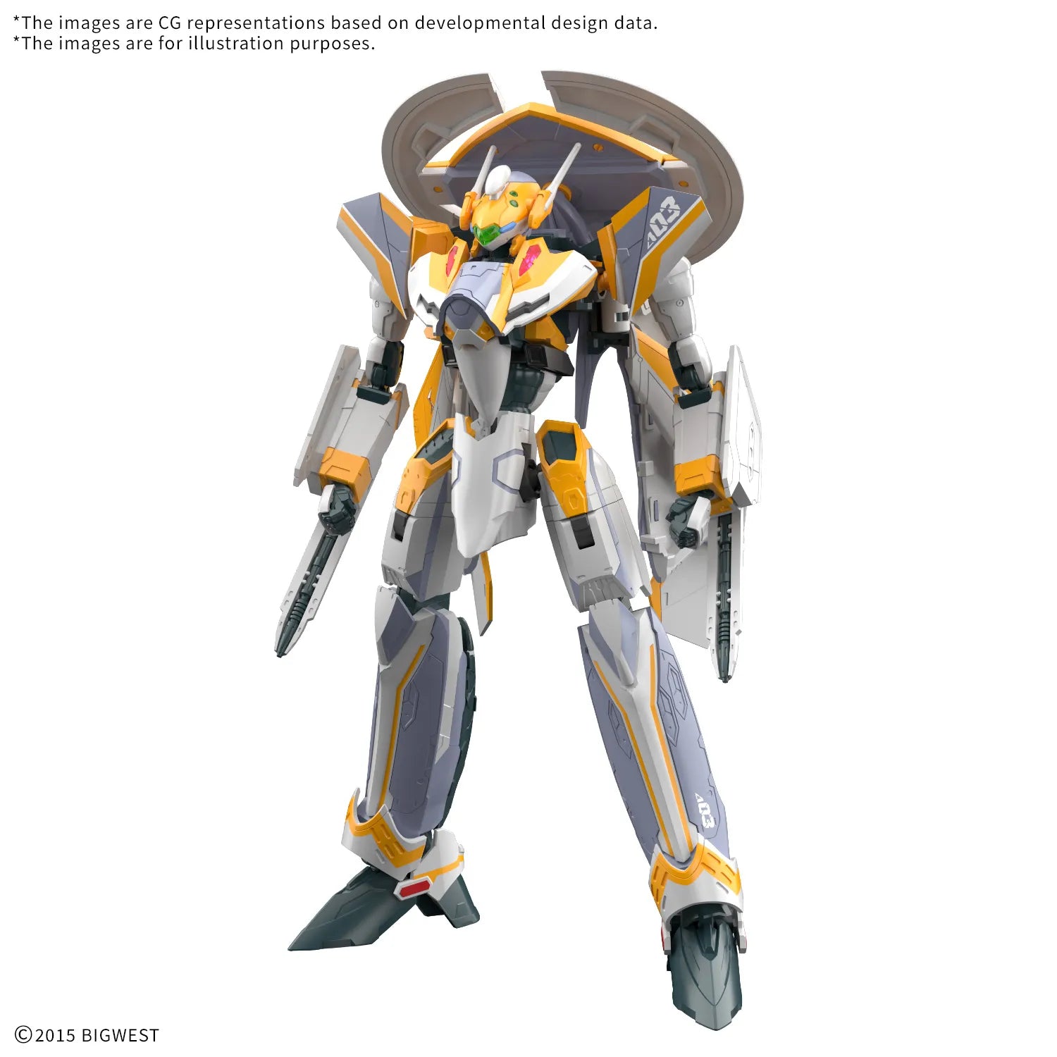 BANDAI 1/100 HG VF-31E SIEGFRIED (CHUCK MUSTANG USE)