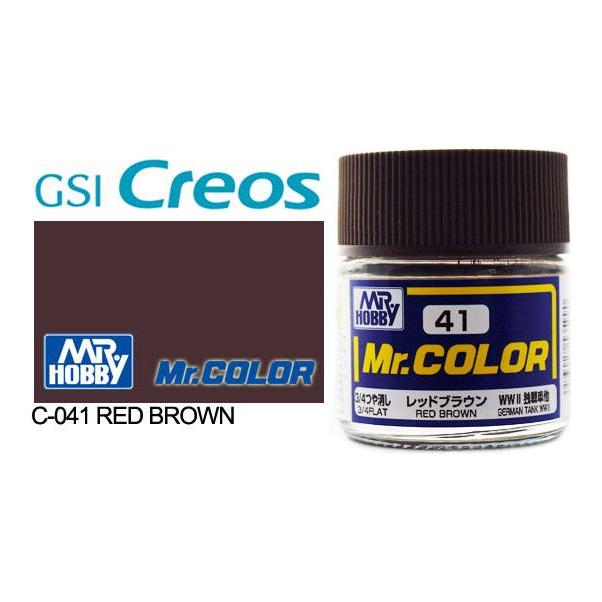 Mr Color Flat Red Brown