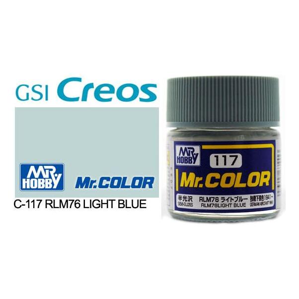 Mr Color Semi Gloss RLM76 Light Blue