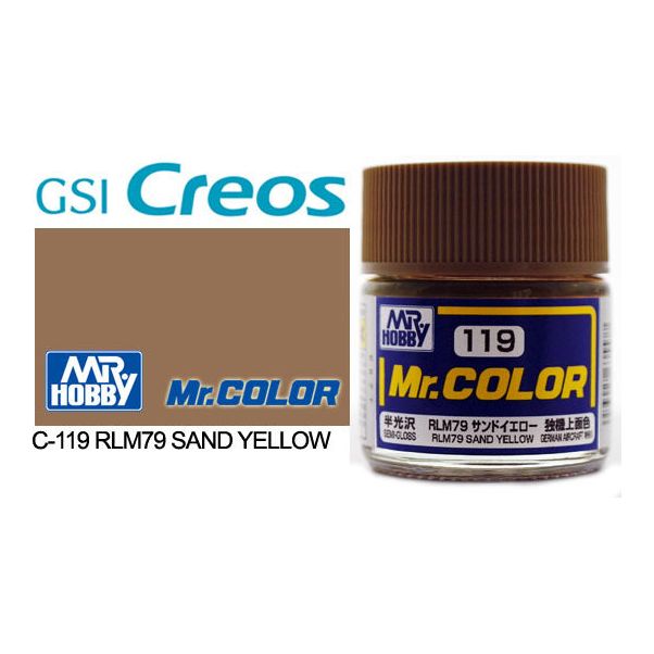 Mr Color Semi Gloss RLM76 Sand Yellow