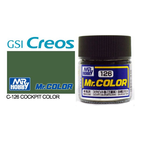 Mr Color Semi Gloss Cockpit Color (Mitsubishi)