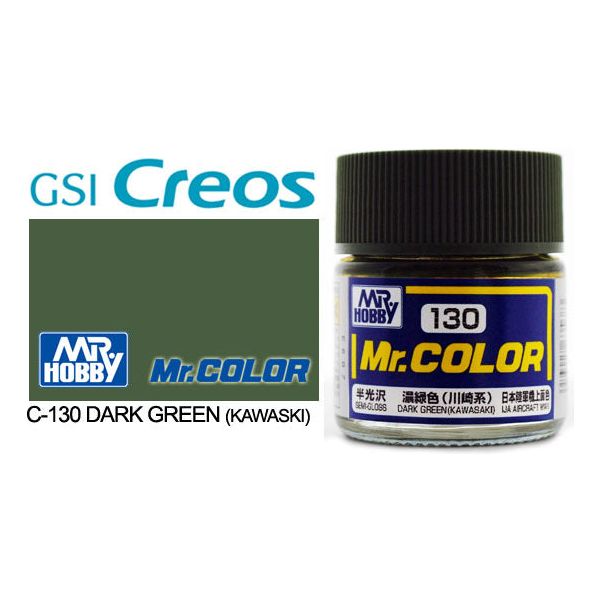 Mr Color Semi Gloss Dark Green (Kawasaki)