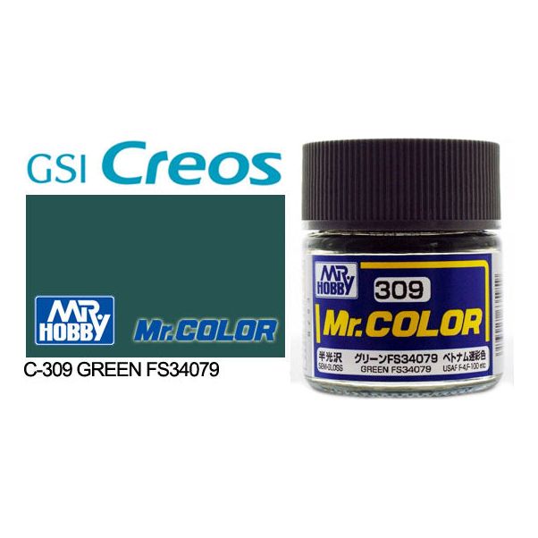 Mr Color Semi Gloss Green FS34079