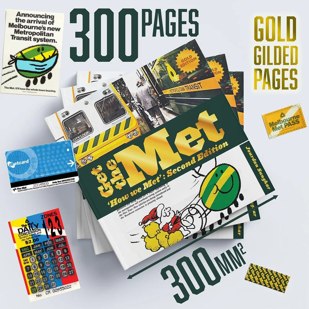 Get the Met: 'How we Met': Second Edition with sticker/ticket packs. Hardcover book