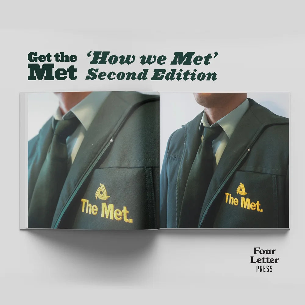 Get the Met: 'How we Met': Second Edition with sticker/ticket packs. Hardcover book
