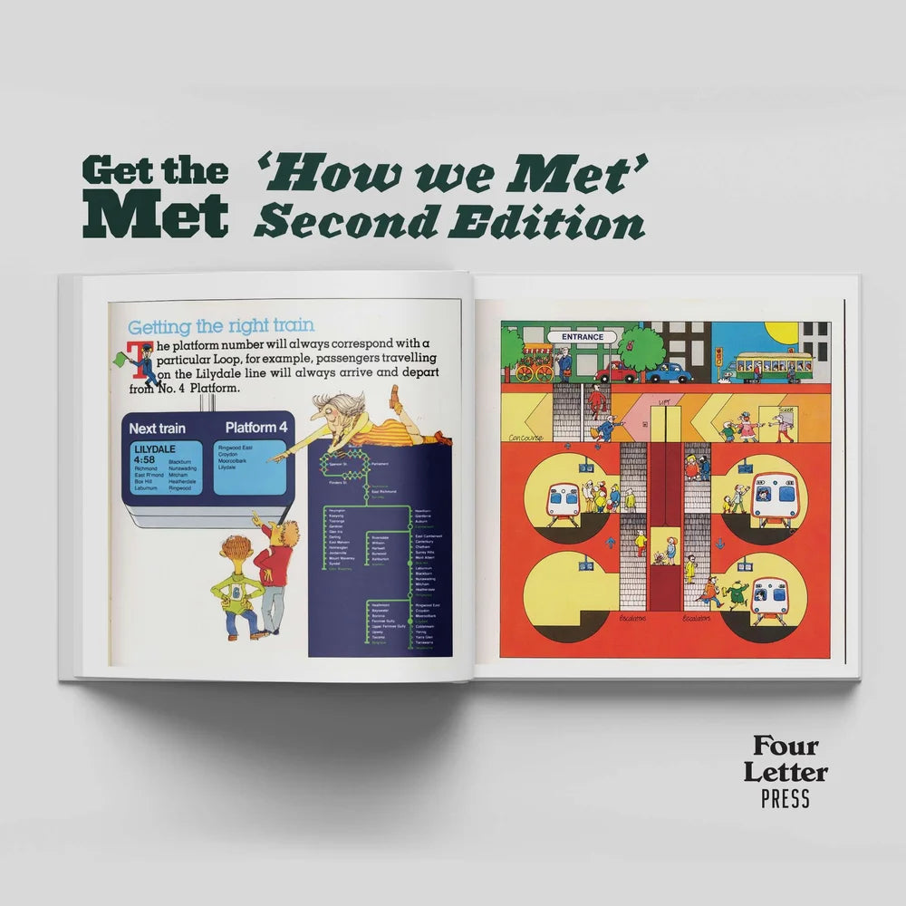 Get the Met: 'How we Met': Second Edition with sticker/ticket packs. Hardcover book