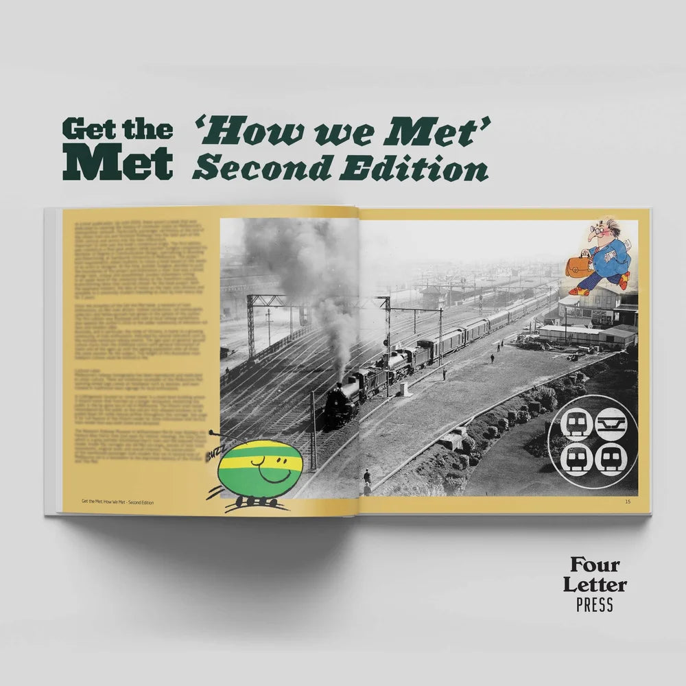 Get the Met: 'How we Met': Second Edition with sticker/ticket packs. Hardcover book