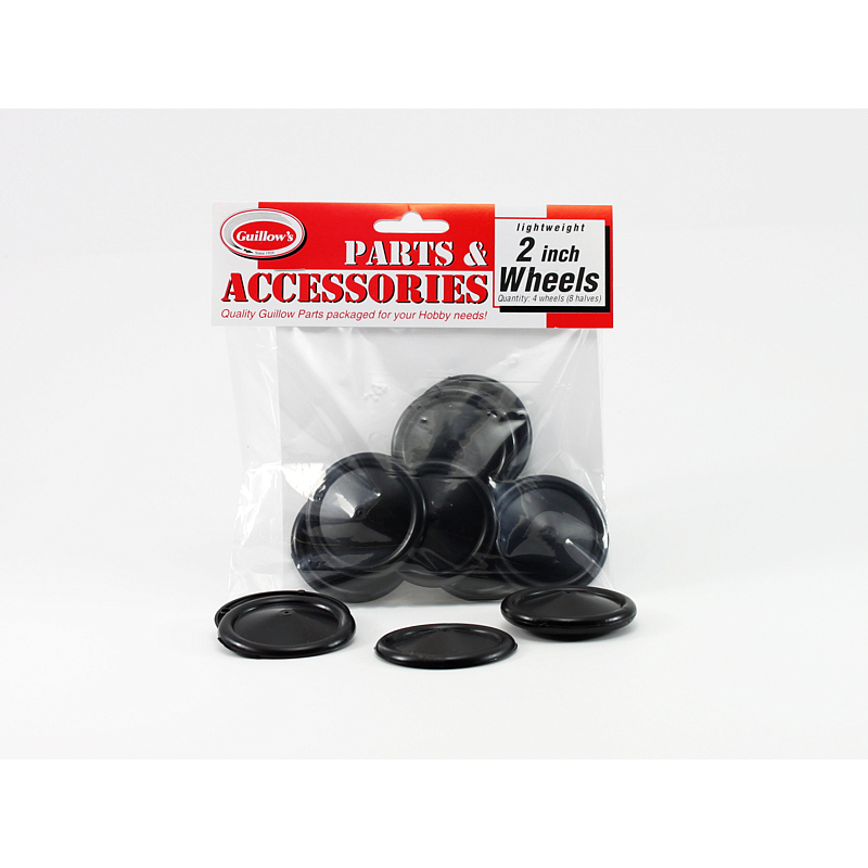 Guillow's 2†Plastic Half Wheel (8½ wheels) Accessories Pack