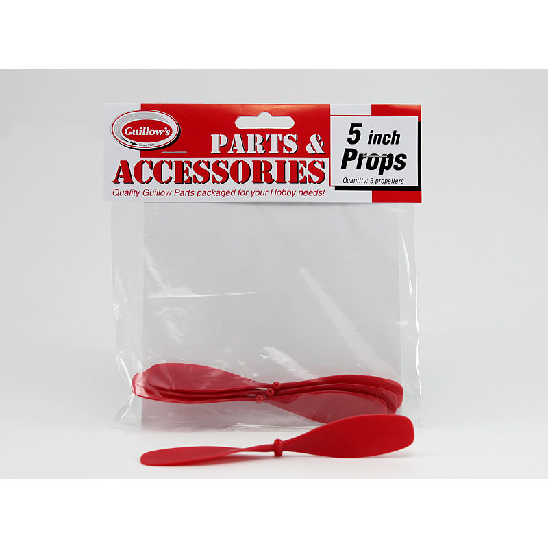 Guillow's 5†Plastic Propeller (3 propellers) Accessories Pack