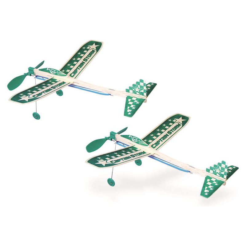 Guillow's Captain Storm Twin Pack Balsa Glider