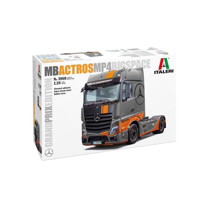 ITALERI Mercedes Benz Actros MP4 Big Space Grand Prix Edition (Super Decal Sheet)