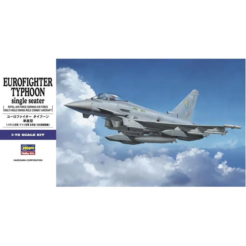 HASEGAWA 1/72 EUROFIGHTER TYPHOON single seater