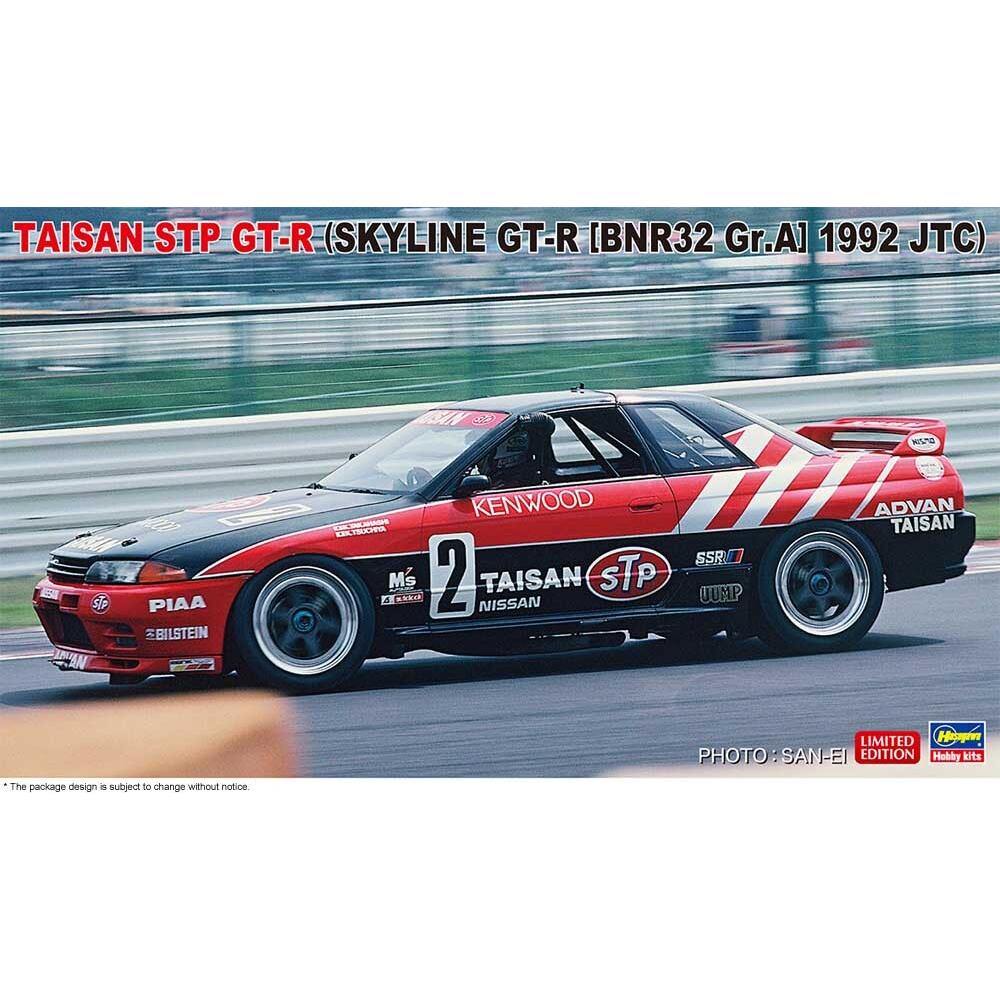 HASEGAWA 1/24 Taisan STP GT-R (Skyline GT-R
(BNR32 Gr.A) 1992 JTC)