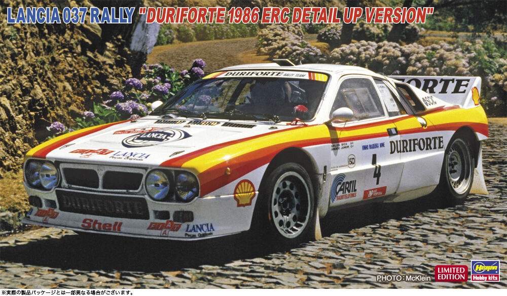 HASEGAWA LANCIA 037 RALLY "DURIFORTE 1986 ERC DETAIL UP VERSION"