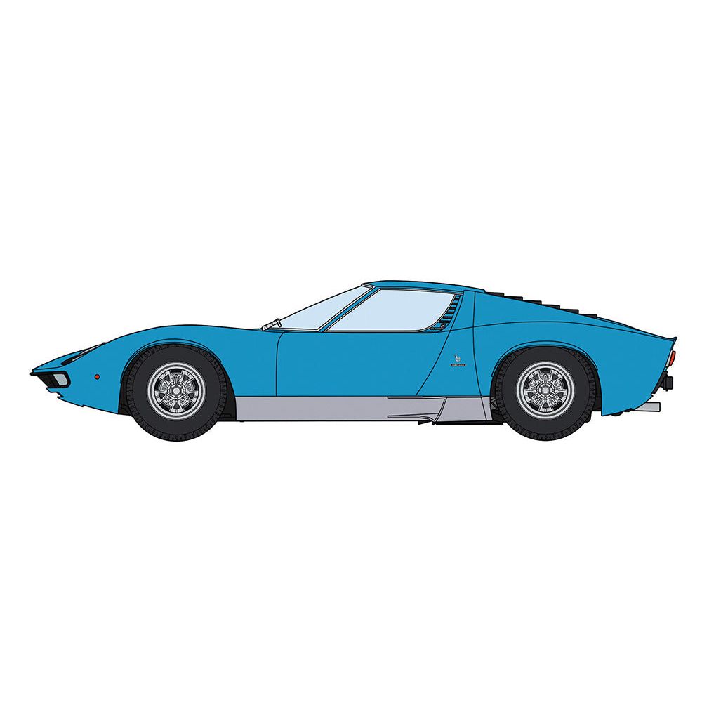 HASEGAWA 1/24 Lamborghini Miura P400 SV 'Blue Body'