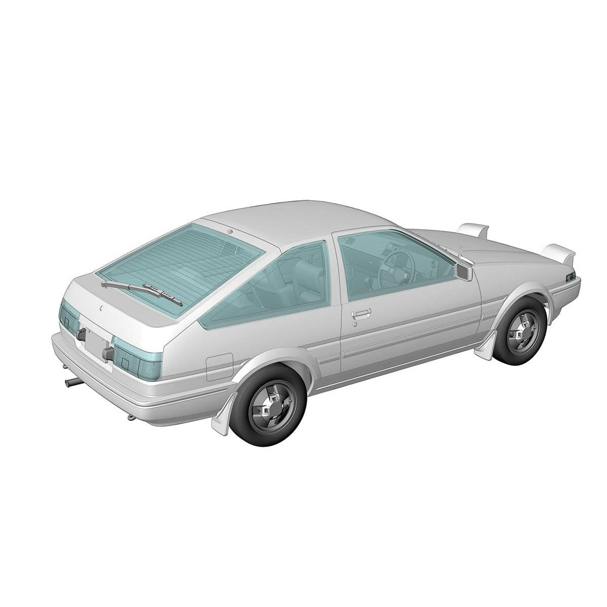 HASEGAWA 1/24 TOYOTA SPRINTER TRUENO AE86 GT APEX EARLY VERSION (1983)