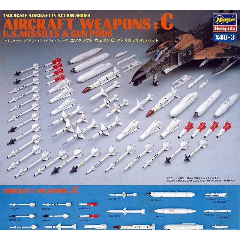HASEGAWA 1/48 U.S. AIRCRAFT WEAPONS C