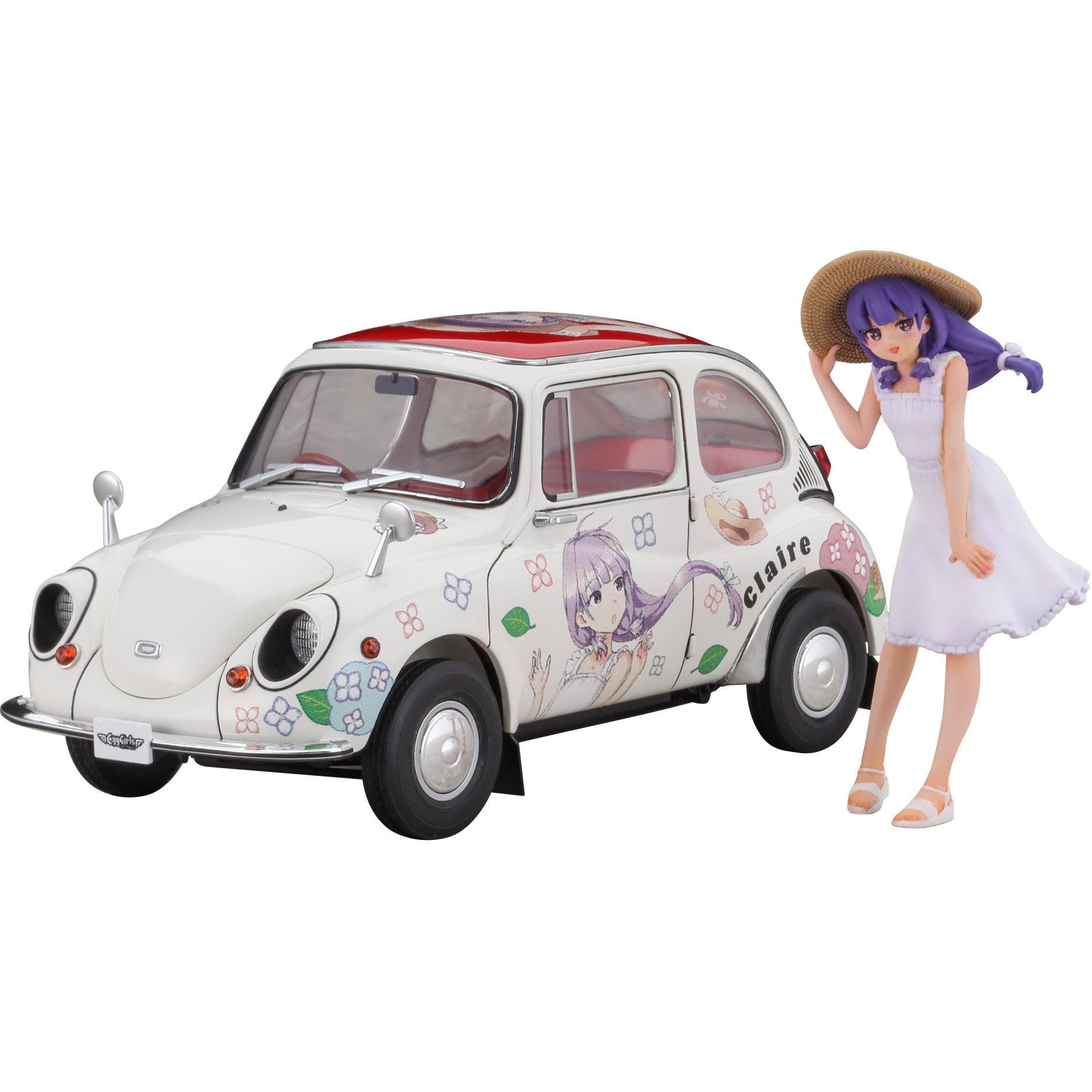 HASEGAWA SUBARU 360 DELUXE “Claire Frost” w/FIGURE