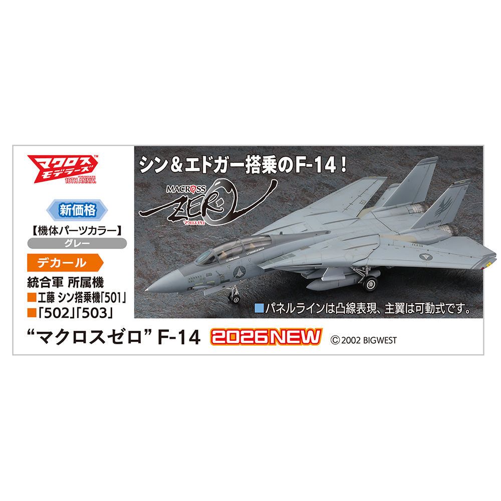 HASEGAWA 1/72 'Macross Zero' F-14