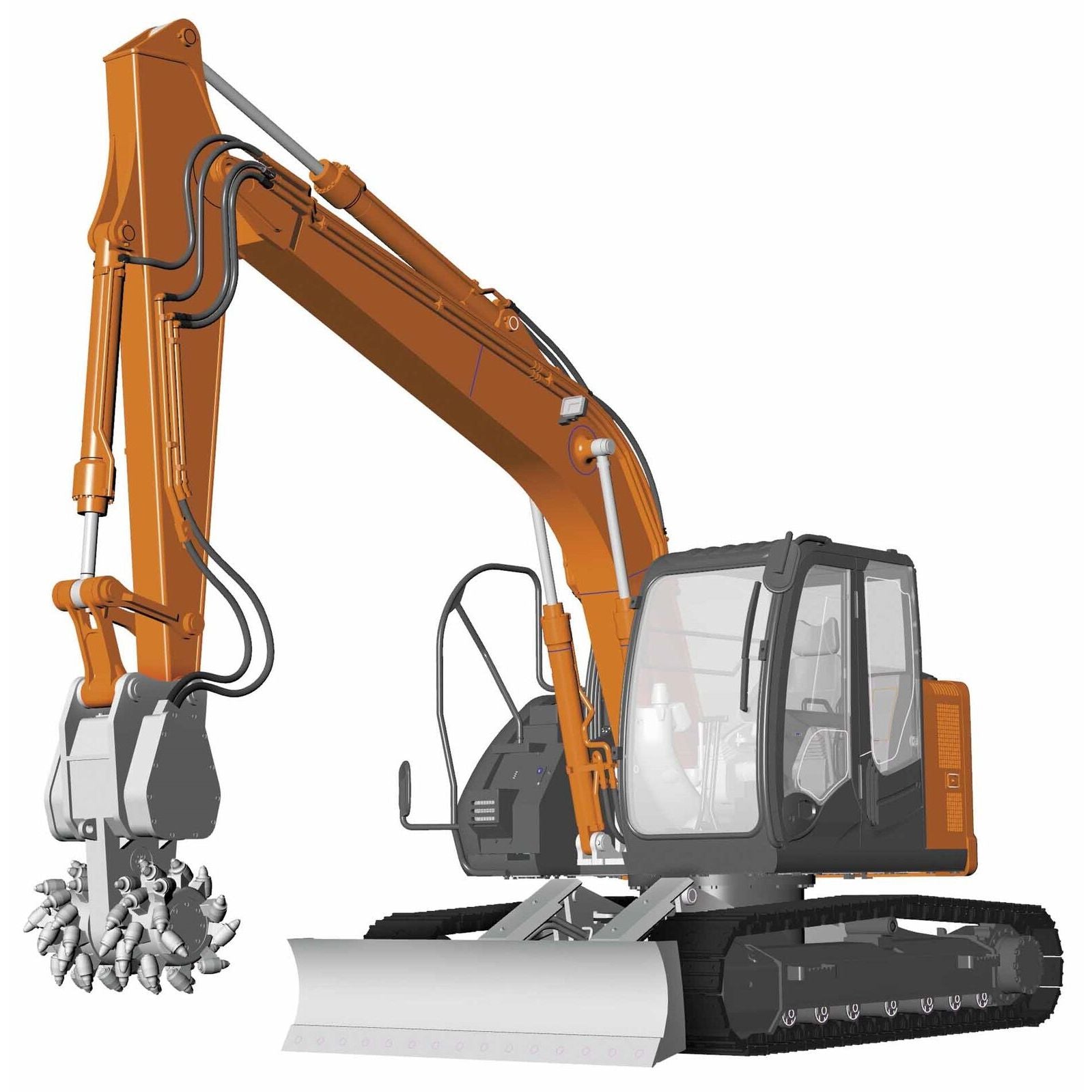 HASEGAWA HITACHI CONSTRUCTION
MACHINERY EXCAVATOR ZAXIS
135US CUTTER HEADS (TBA)