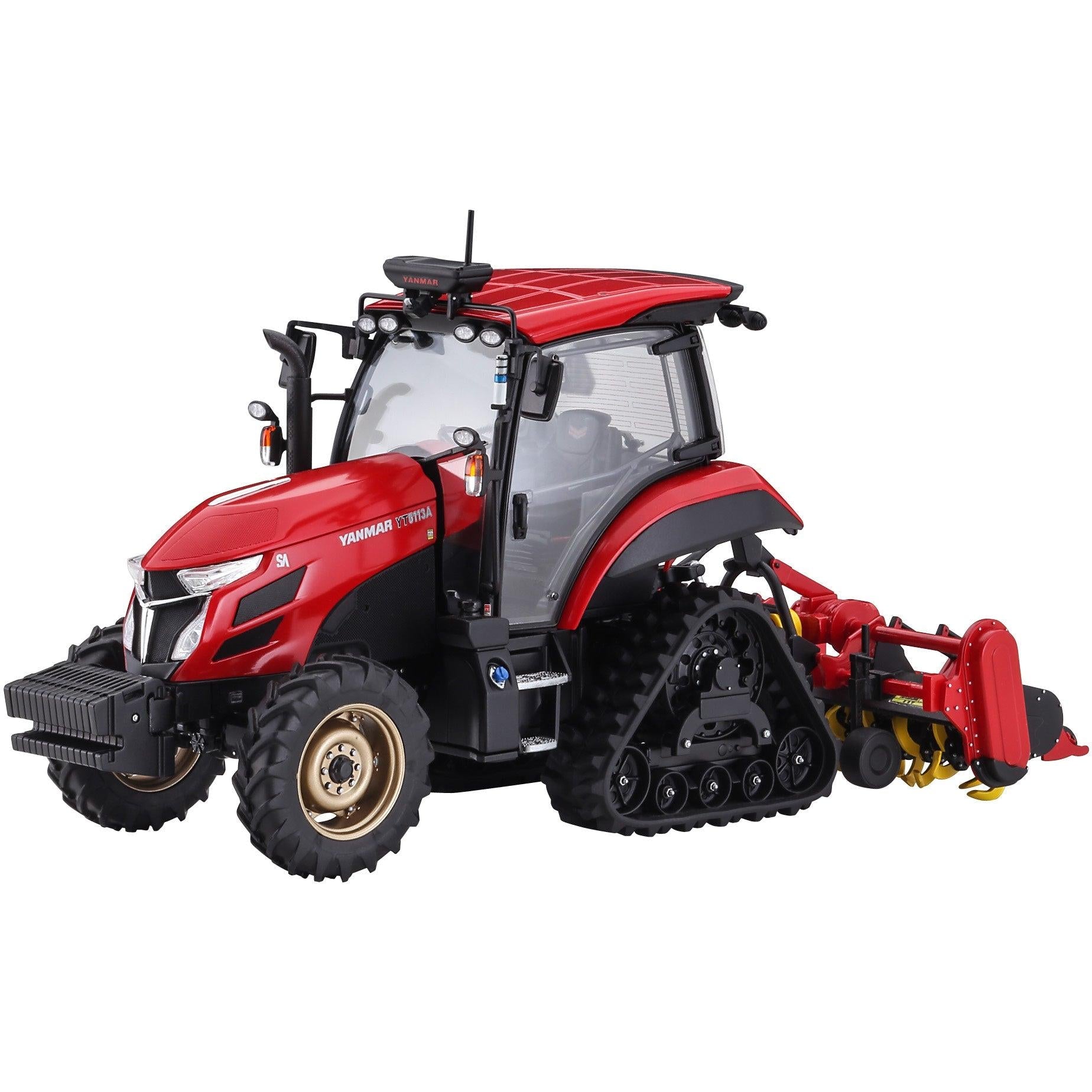 HASEGAWA YANMAR TRACTOR YT5113A "ROBOT TRACTOR" DELTA CRAWLER/ROTARY