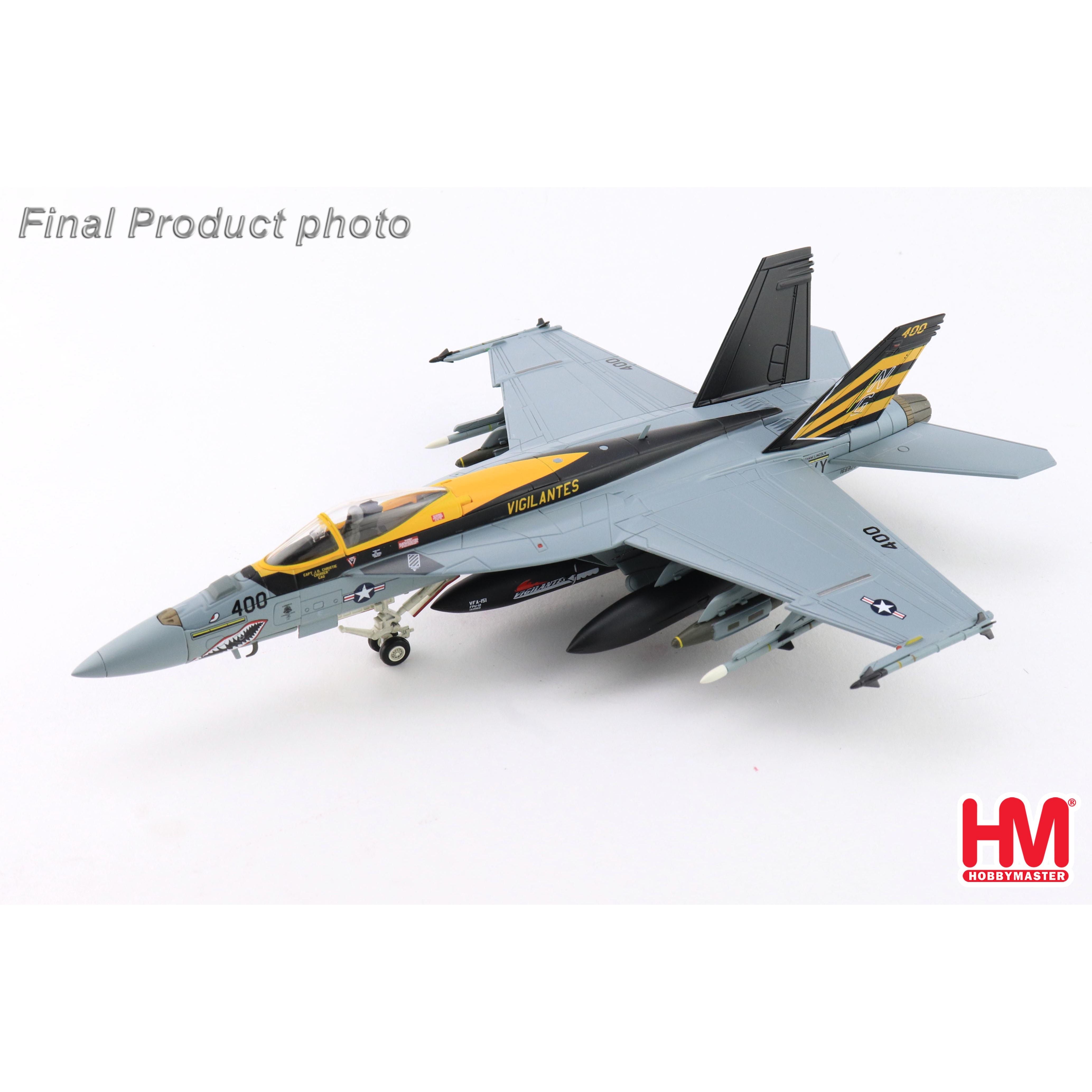 HOBBY MASTER 1/72 F/A-18E Vigilantes 166828, VFA-151, USS Lincoln, 2021