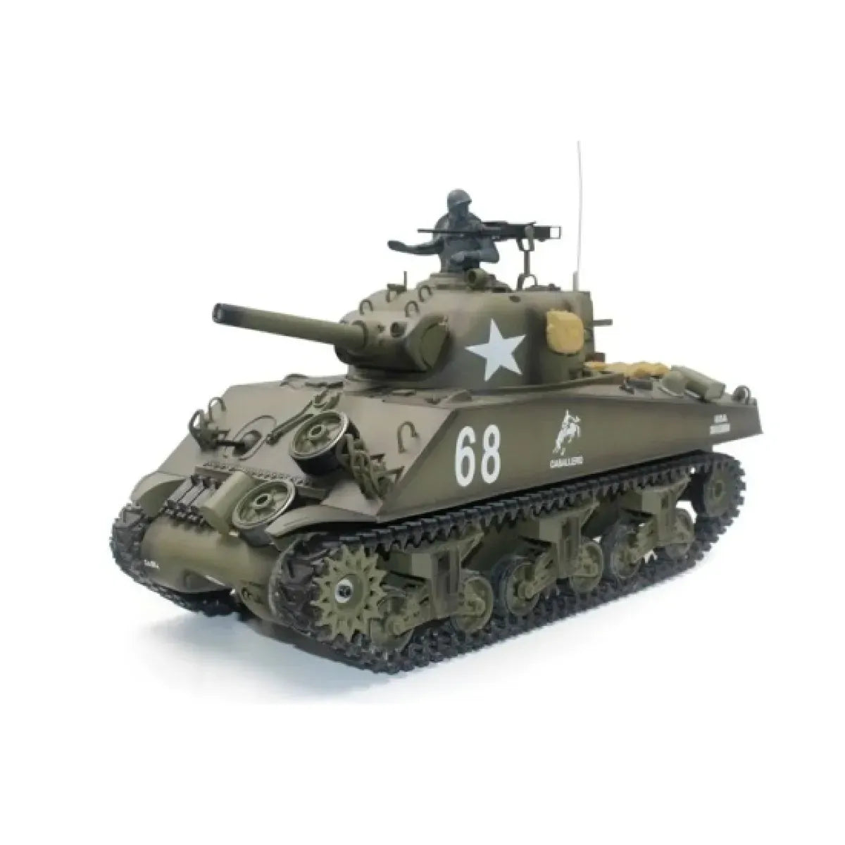 HENG LONG 1/16 USA M4A3 Sherman Metal Version RC Main Battle Tank