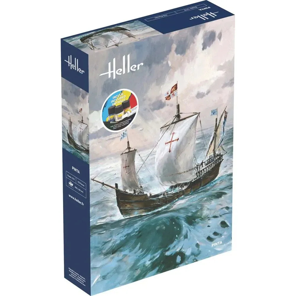 HELLER 1/75 GIFT SET Pinta
Includes: cement, brush and main paints