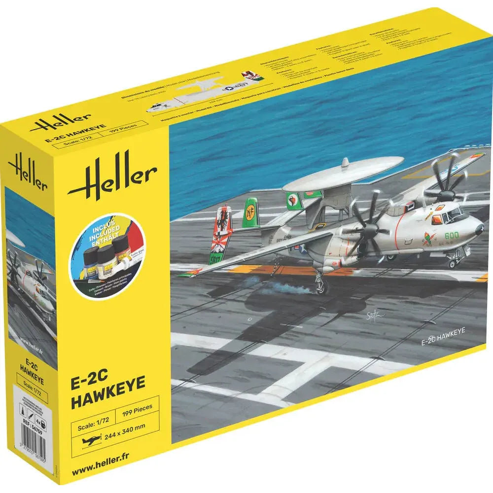 HELLER 1/72 GIFT SET E-2C Hawkeye
Includes: cement, brush and
main paints