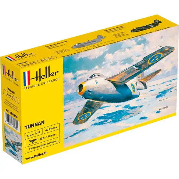 HELLER 1/72 SAAB J-29 Tunnan