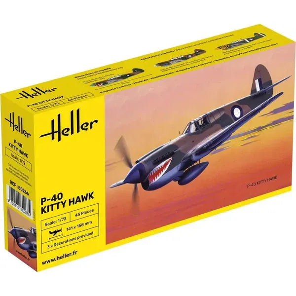 HELLER 1/72 P-40 Kitty Hawk