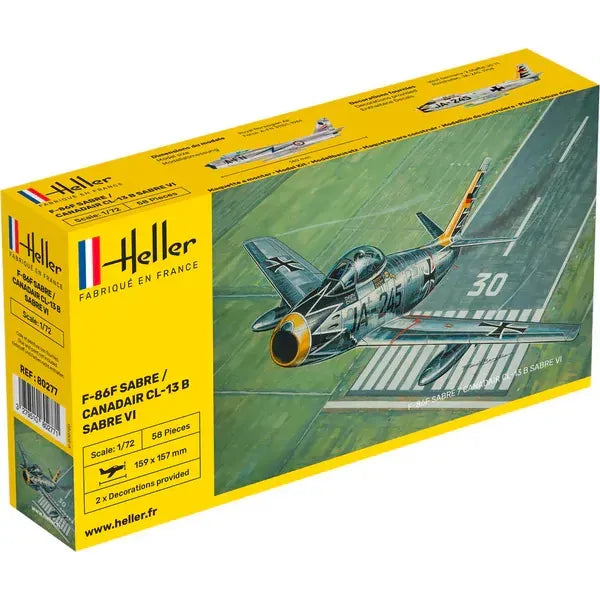 HELLER 1/72 F-86F Sabre / Canadair CL-13 B Sabre VI