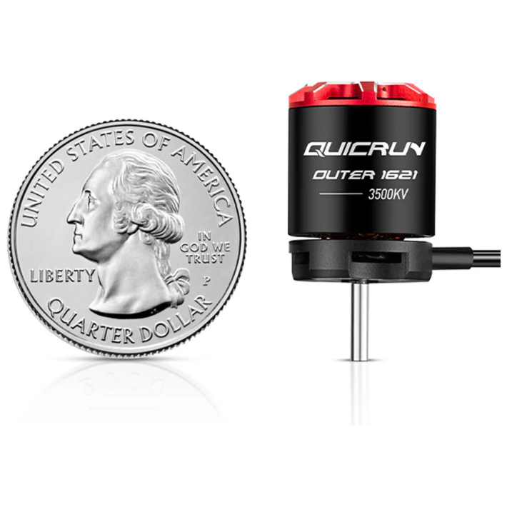 HOBBYWING QUICRUN Outer-1621SL-3500KV-BLACK 1/24 SCALE