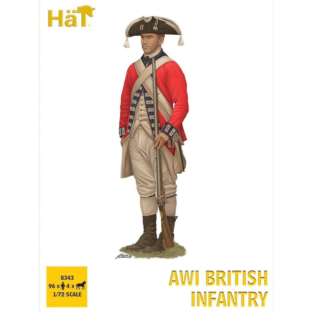 HAT 1/72 AWI British Infantry